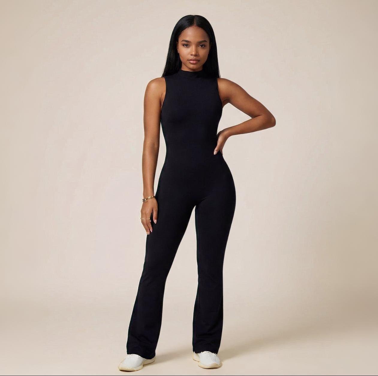 ENTERIZO CUELLO ALTO BOTA ANCHA